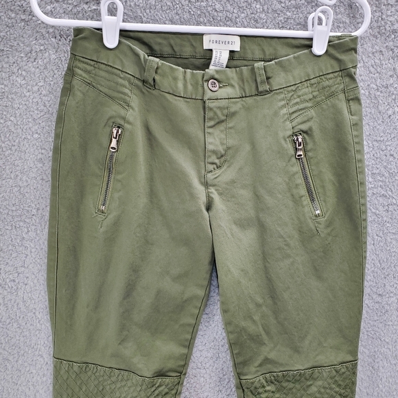 Forever 21 Split Hem Zip Pants Womens Size 28 - Picture 3 of 10